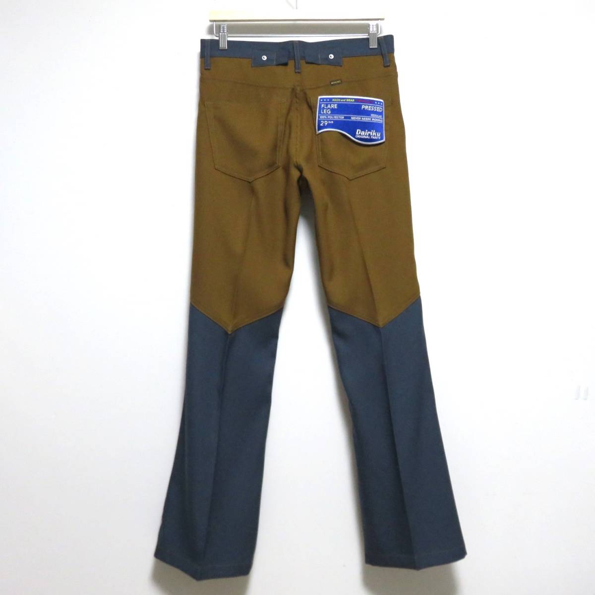 送料無料 定価3.8万 新品 DAIRIKU Crazy Flare Pressed Pants 29 日本製 ダイリク クレイジー フレア プレスド パンツ_画像4