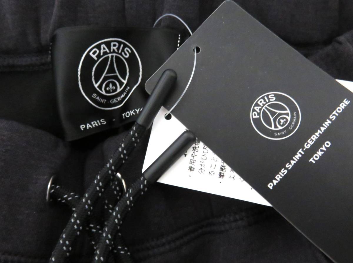 送料無料 定価1.7万 新品 Paris Saint Germain ロゴプリント ライト スウェット パンツ XL グレー パリサンジェルマン PSG_画像5