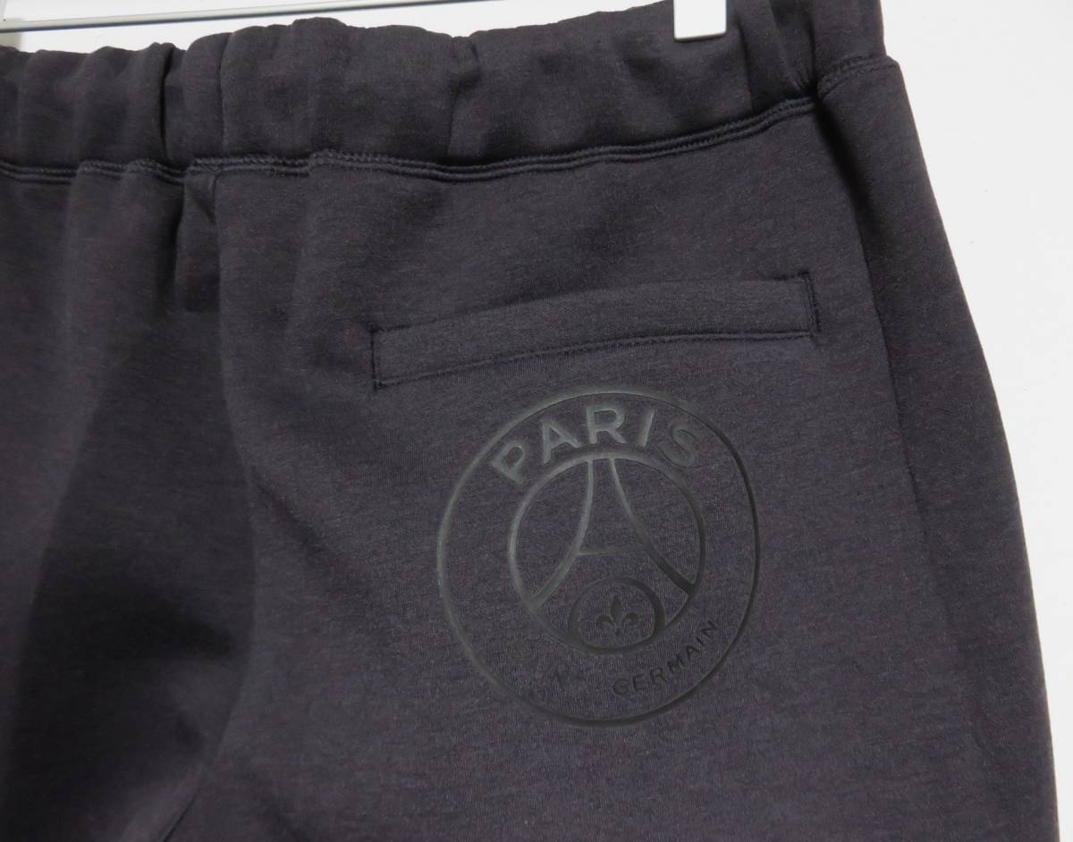 送料無料 定価1.7万 新品 Paris Saint Germain ロゴプリント ライト スウェット パンツ XL グレー パリサンジェルマン PSG_画像4