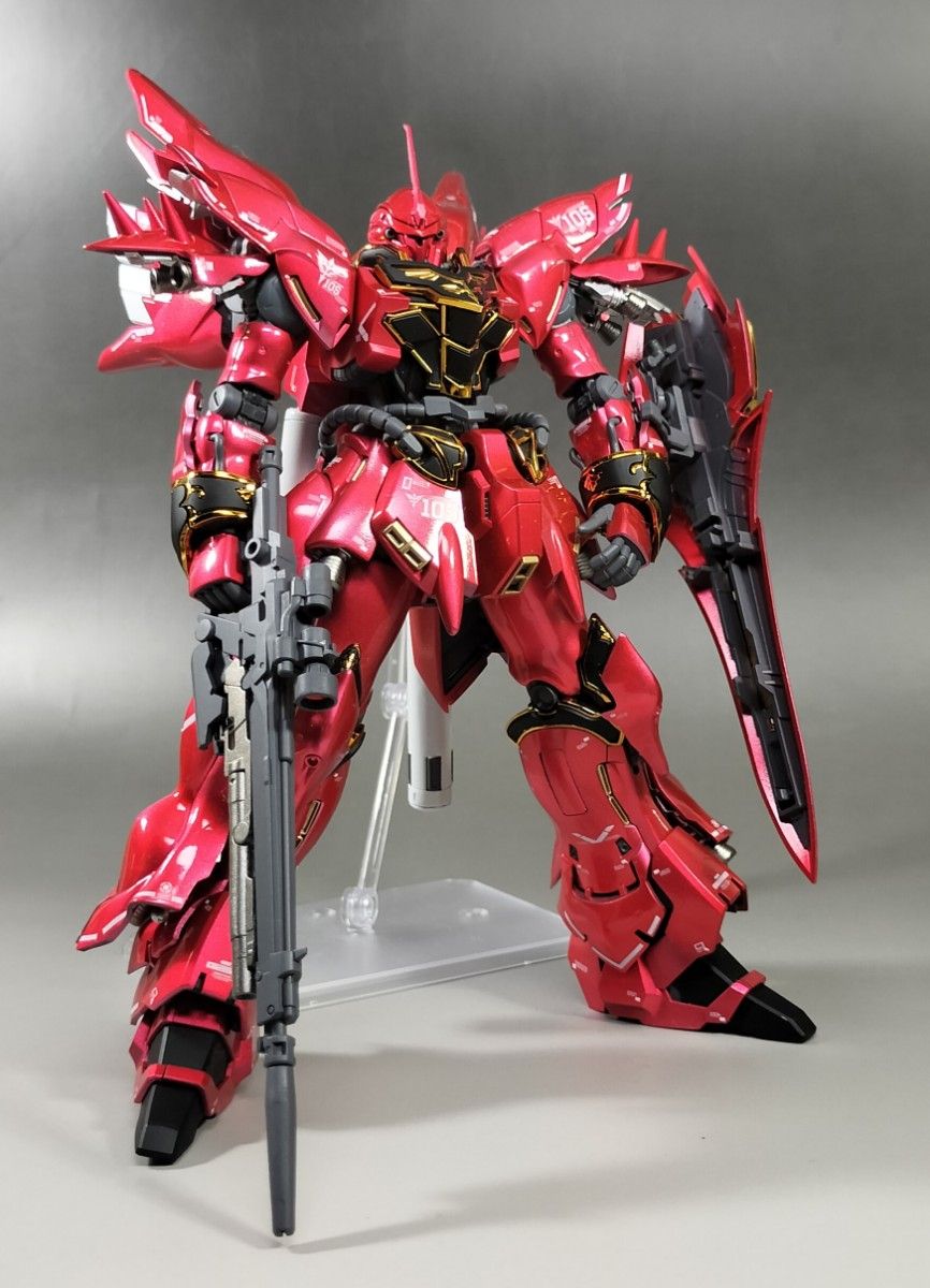RG 1/144 シナンジュ 改修 全塗装 完成品 キャンディ塗装 RG 1/144 シナンジュ 改修 全塗装 完成品 キャンディ塗装