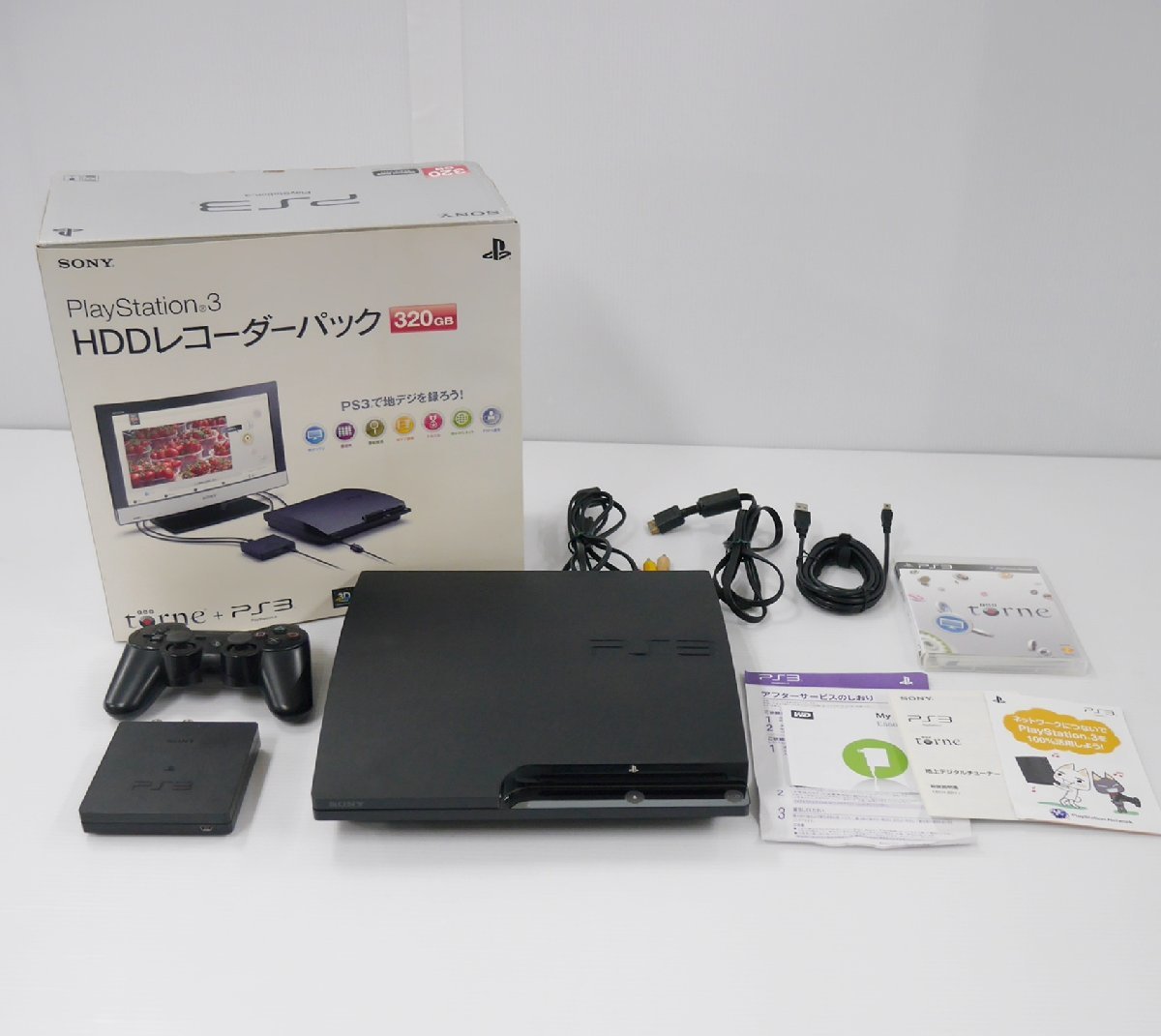 SONY PlayStation3 HDDレコーダーパック 320GB torne+PS3 CEJH-10013 ジャンク品_画像1