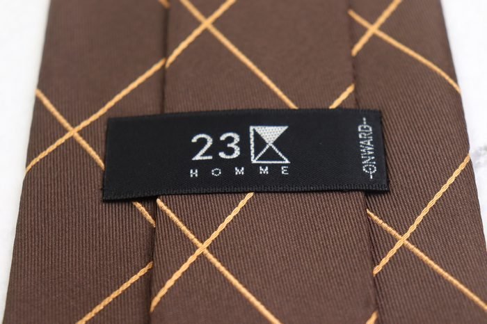 23 район бренд галстук шелк .. рисунок мужской Brown 23ku