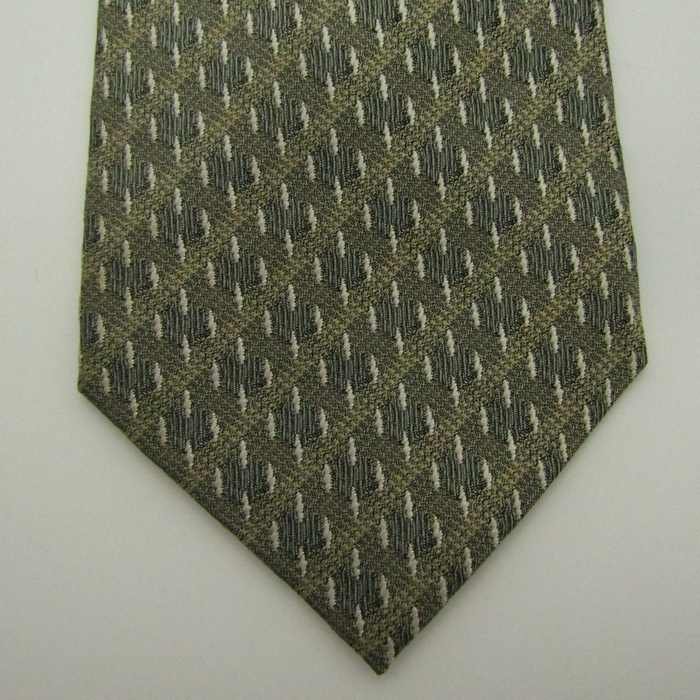  I m Pro duct brand necktie stripe pattern panel pattern dot silk made in Japan men's khaki im product