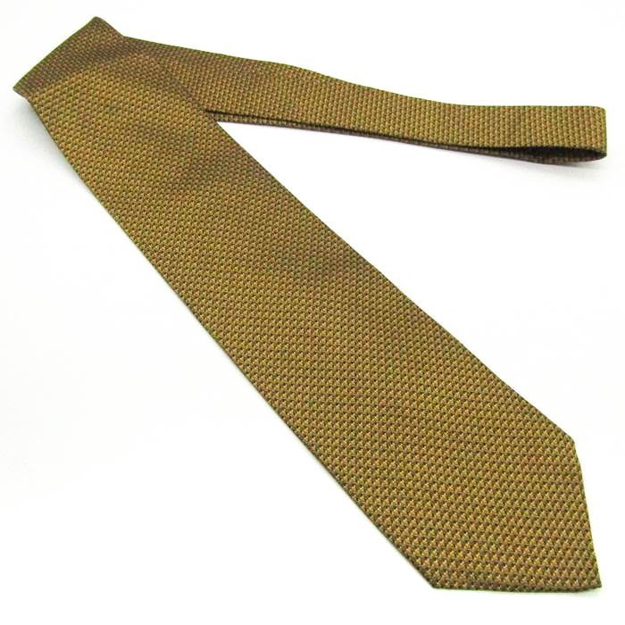 [ superior article ] I m Pro duct im product Issey Miyake fine pattern pattern silk dot pattern made in Japan men's necktie yellow 