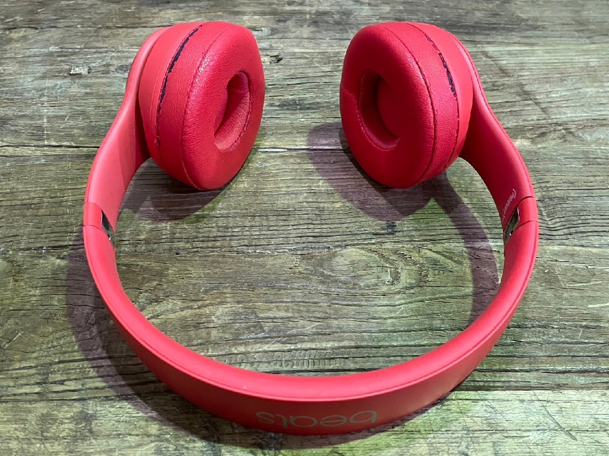 Beats Solo3 Wireless ワイヤレスヘッドホン シトラスレッド MX472PA/A 展示品 114_画像5