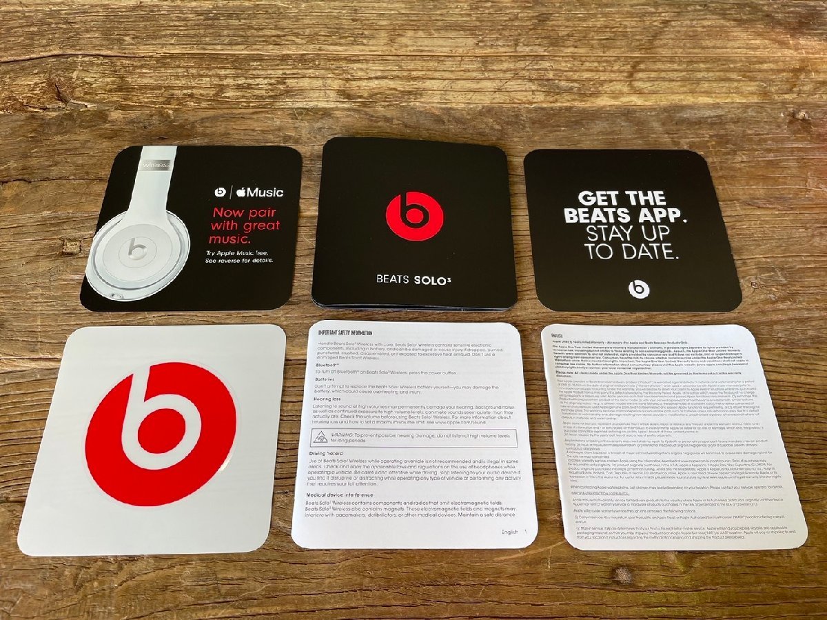 Beats Solo3 Wireless ワイヤレスヘッドホン シトラスレッド MX472PA/A 展示品 129_画像8