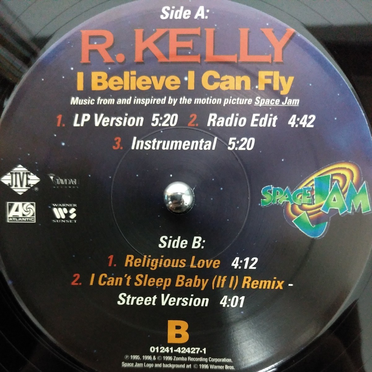 12inch US盤/R.KELLY I BELIEVE I CAN FLY_画像4