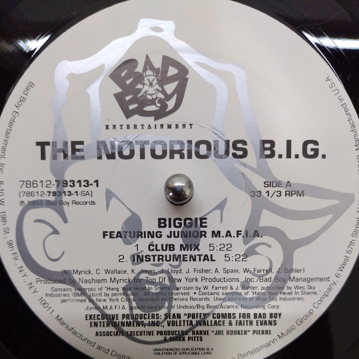 12inch US盤/THE NOTORIOUS B.I.G. BIGGIE_画像2