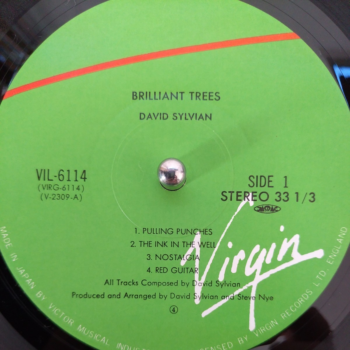 LP domestic record /DAVID SYLVIAN BRILLIANT TREES