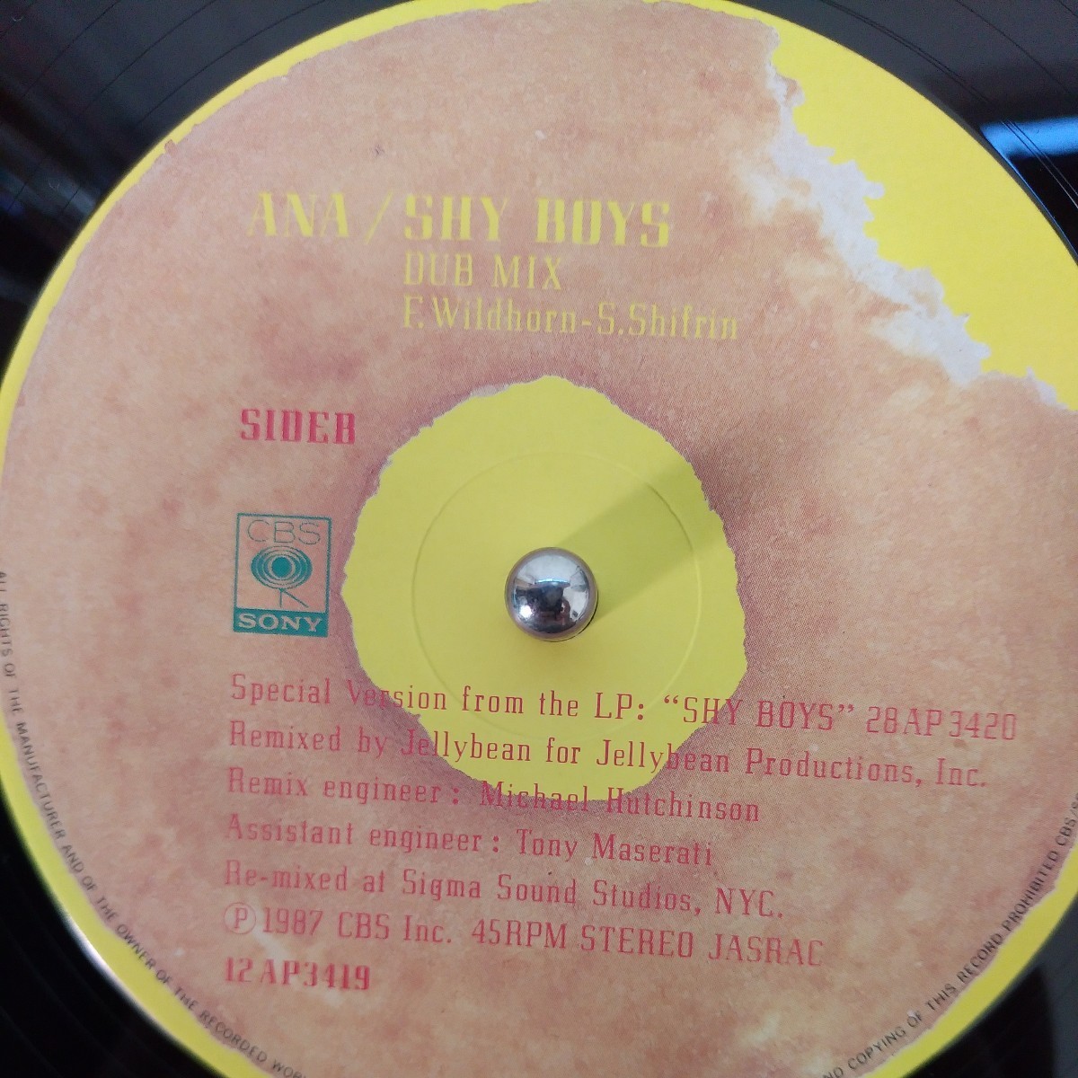 12inch 国内盤/ANA SHY BOYS_画像4