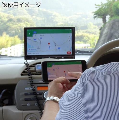 スマホ画面をミラーリング　カーナビやゲーム&動画サイトを９型モニターに転写できる 車載対応　9インチモニターにWi-Fi接続機能を内蔵_画像1