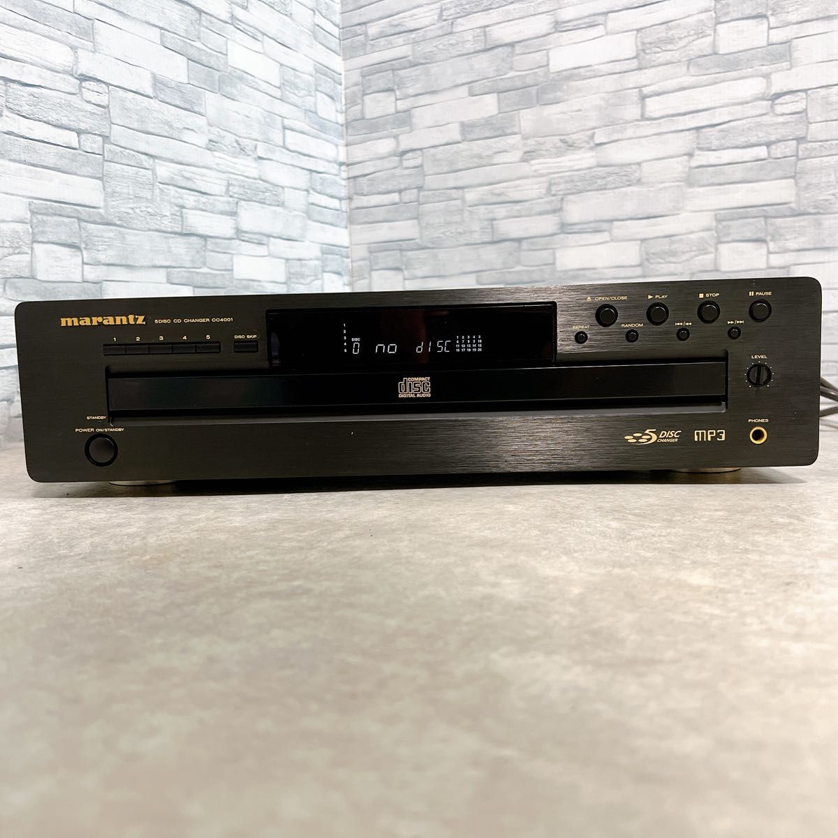 希少 marantz マランツ ルーレット式 CDプレーヤー 5ディスク 希少 marantz マランツ ルーレット式 CDプレーヤー 5ディスク