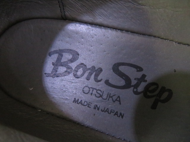 ☆未使用 幅広 Bon Step ボンステップ スリッポン ローファーシューズ レザーシューズ 革靴 ビジネスシューズ 25.0cm 3E☆_画像6