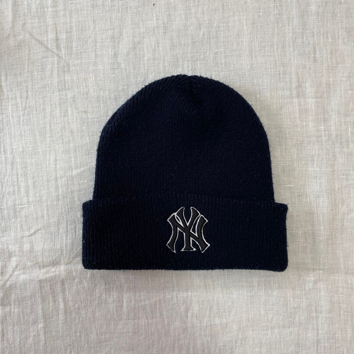 00's NY yankees ニューヨークヤンキース ニットキャップ ビーニー