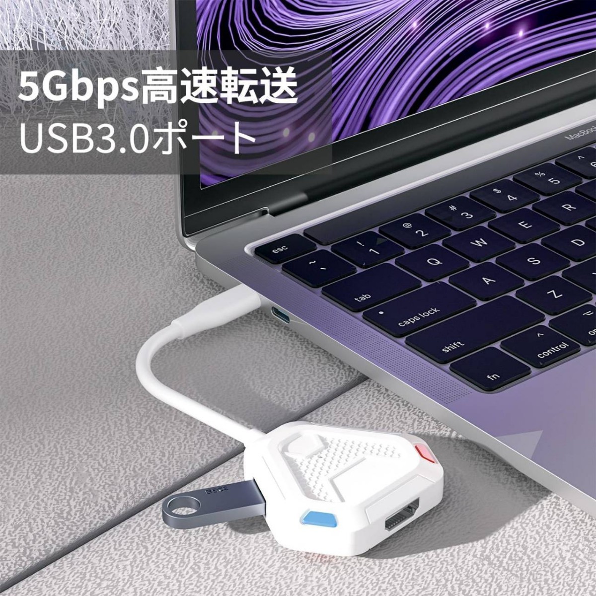 Switch ドック Switch 多機能変換アダプター YouTube動画再生対応 USB-C 100W 急速