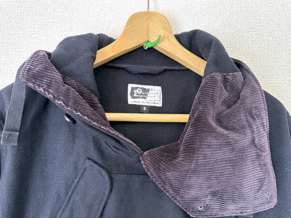 【希少】engineered garments over parka 20oz melton Dk Navy サイズS 2012FW_画像5