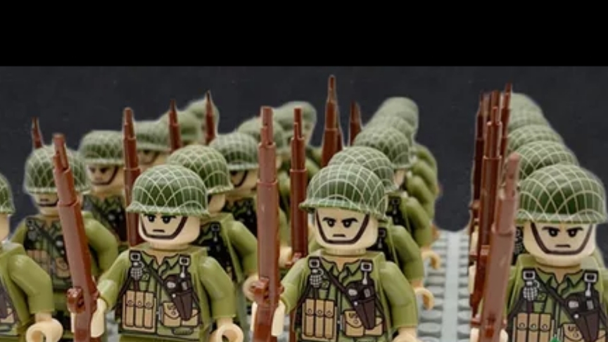 アメリカ兵ミニフィグ LEGO互換　匿名配送　レゴ武器　プレゼント　インテリア　ライフル　ヘルメット　USA　バレンタイン　ホワイトデー_画像2