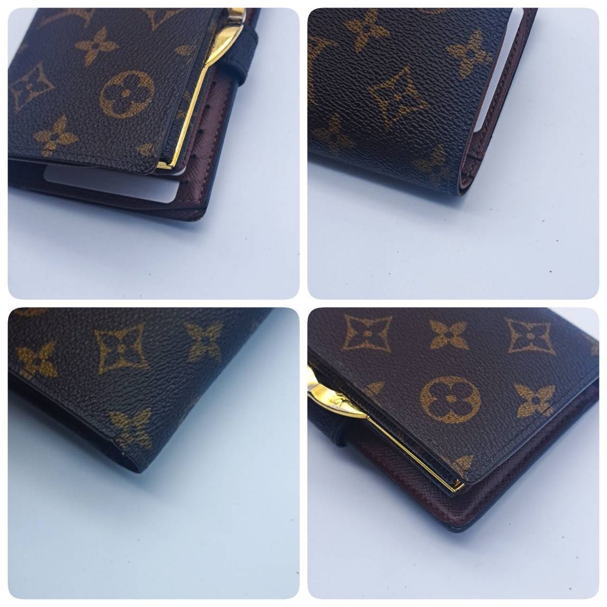 LOUIS VUITTON モノグラムポルトフォイユ ヴィエノワ 折り財布 二つ折り財布 がま口財布 コンパクト ルイヴィトン