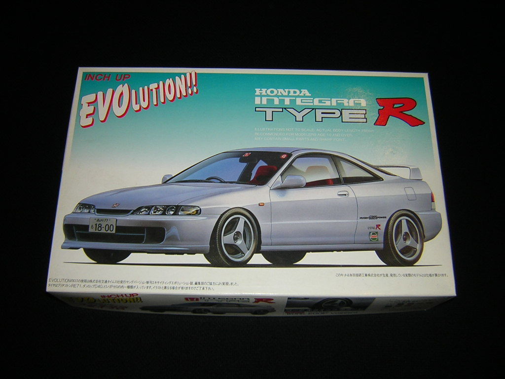 絶版！フジミ　1/24　ホンダ　インテグラ タイプR　未組立品　インチアップエボリューションシリーズ
