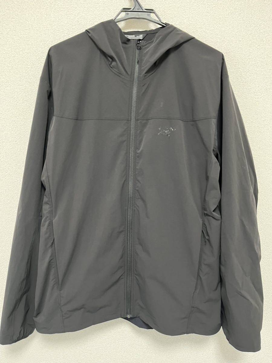 ☆ARC'TERYX アークテリクス☆Gamma Lightweight Hoody ガンマライトウエイトフーデ Black Large_画像1