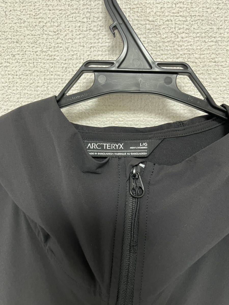 ☆ARC'TERYX アークテリクス☆Gamma Lightweight Hoody ガンマライトウエイトフーデ Black Large_画像5