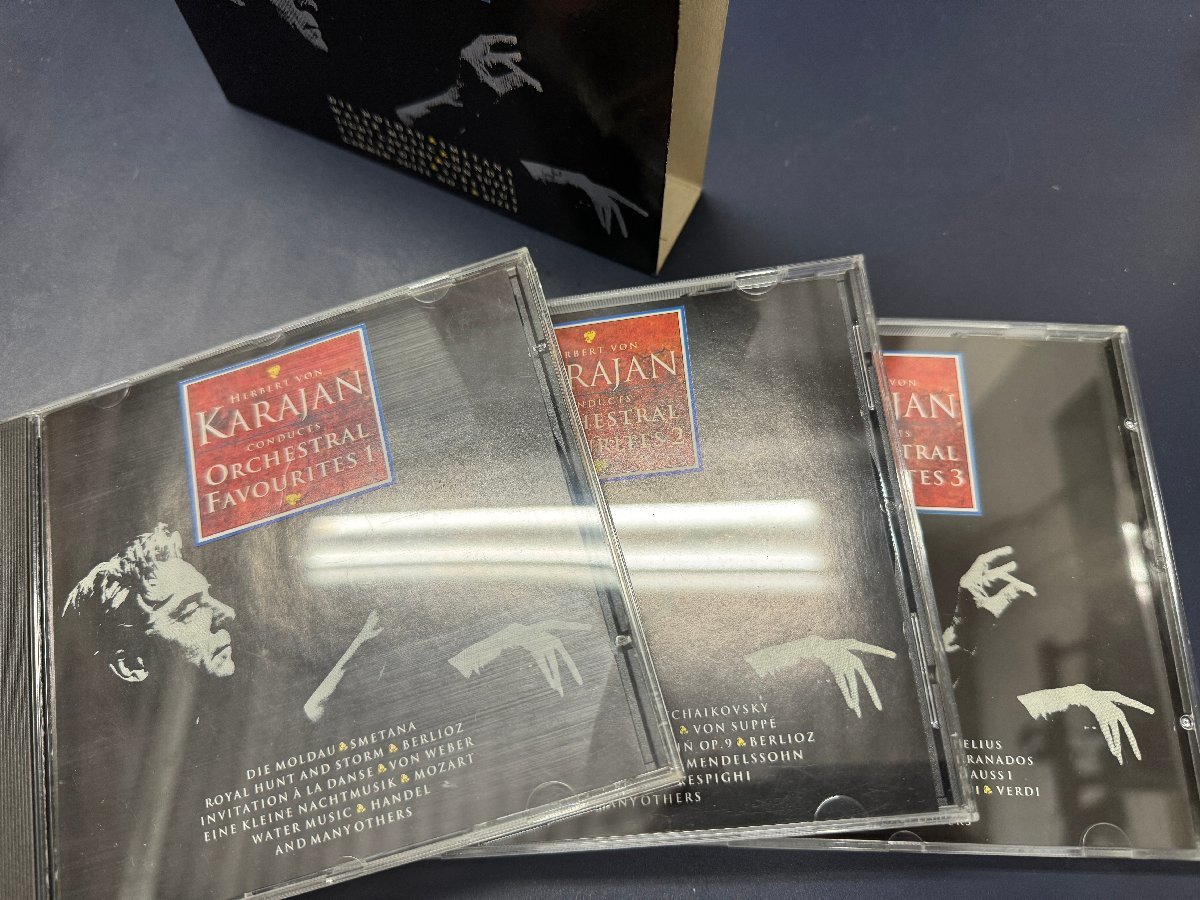 C2459 ; 蘭 輸入 3CD BOXセット Herbert von Karajan / The Maestro (Disky HR 700062) カラヤン_画像2