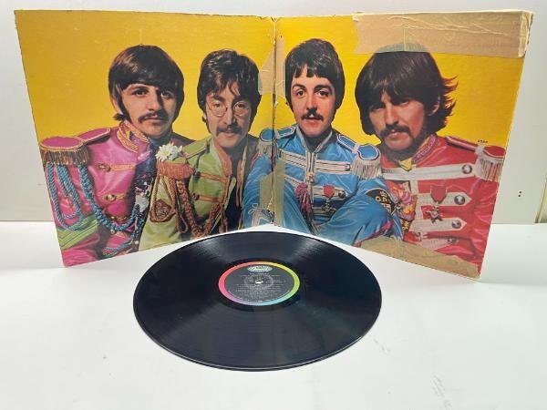 USオリジナル MONO 初版 虹ラベ THE BEATLES Sgt. Pepper's Lonely Hearts Club Band ('67 Capitol) 初回 米 モノラル LP_画像3