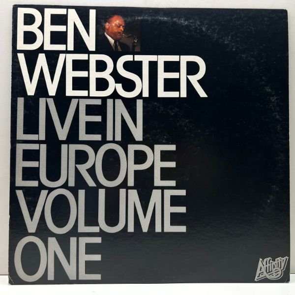 美盤!! JPNプレス BEN WEBSTER Live In Europe Volume One (Affinity RJL 3005) KENNY DREW 晩年期に吹き込んだモダンジャズ名曲群の画像1