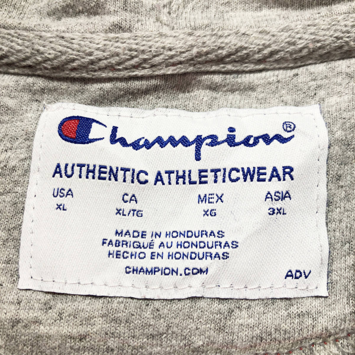 【980円スタート】USA 古着 チャンピオン スウェット Champion レッド 赤 メンズXLサイズ 裏起毛 カジュアル 激安 BE0079_画像7