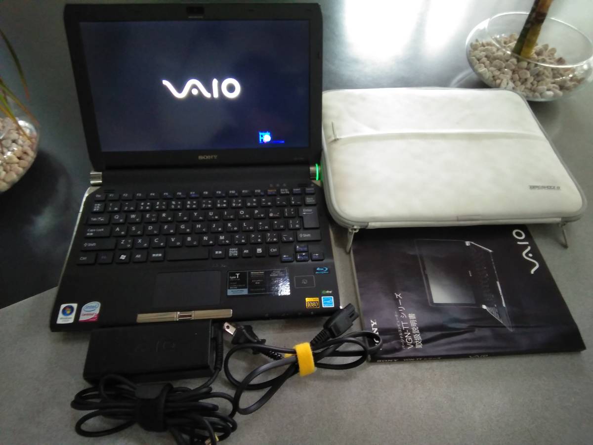 ジャンク SONY ソニー VAIO VGN-TT70B 11インチ windows vista PCG-4Q4N バイオ_画像1