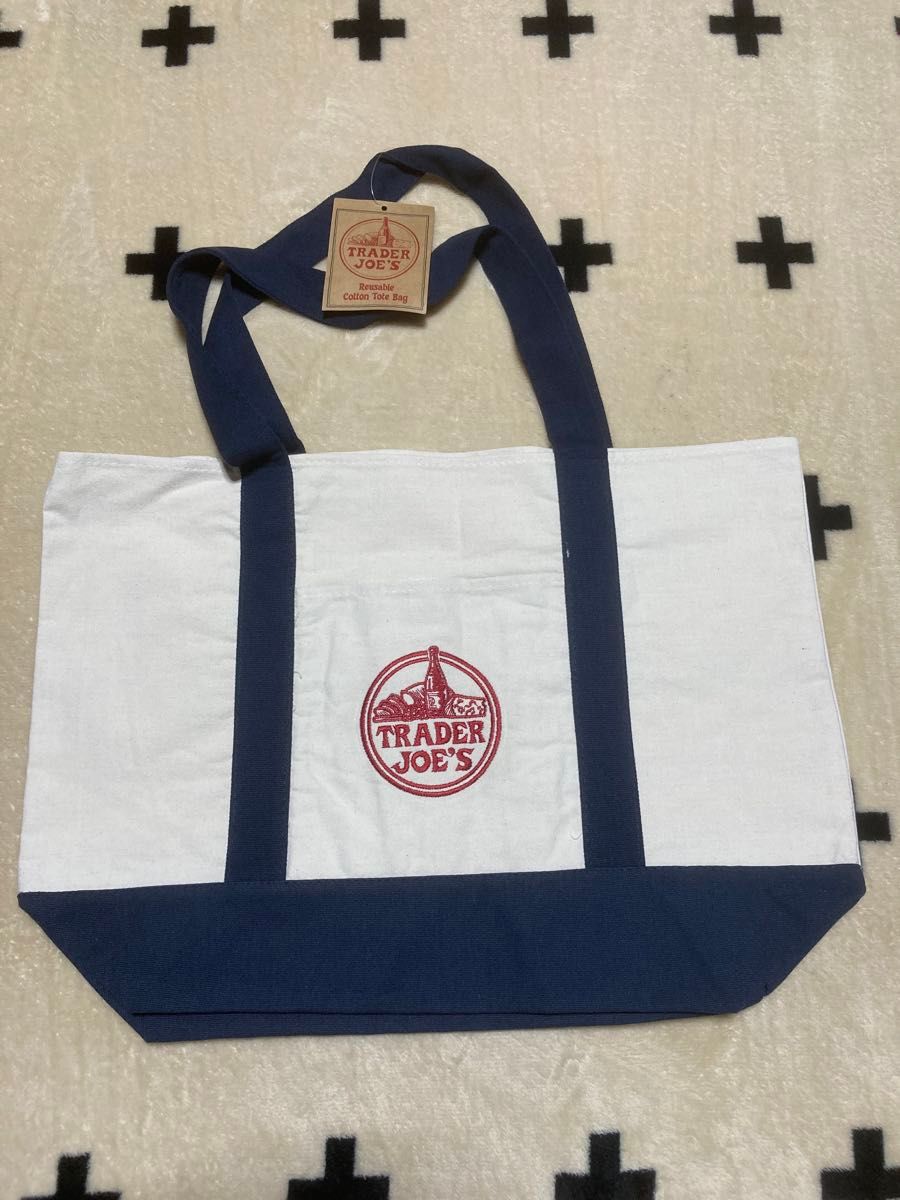 【新品未使用】Trader Joe’s トートバッグ キャンパス地 トレーダージョーズ TRADER JOE'S