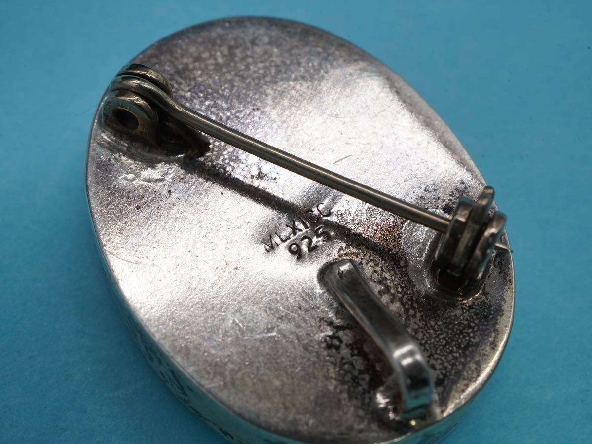 1672】mexico メキシコ SILVER シルバー 925 水中花 1672】mexico メキシコ SILVER シルバー 925 水中花