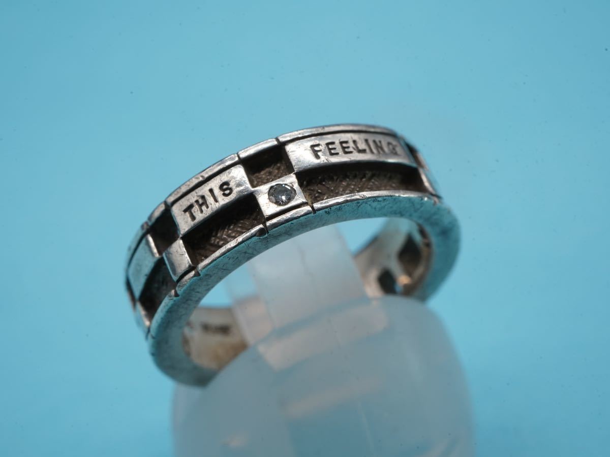 【367】9号 0.01ct ダイヤモンド Kenblood シルバー リング ケンブラッド silver 天然石 指輪 TIA_画像1