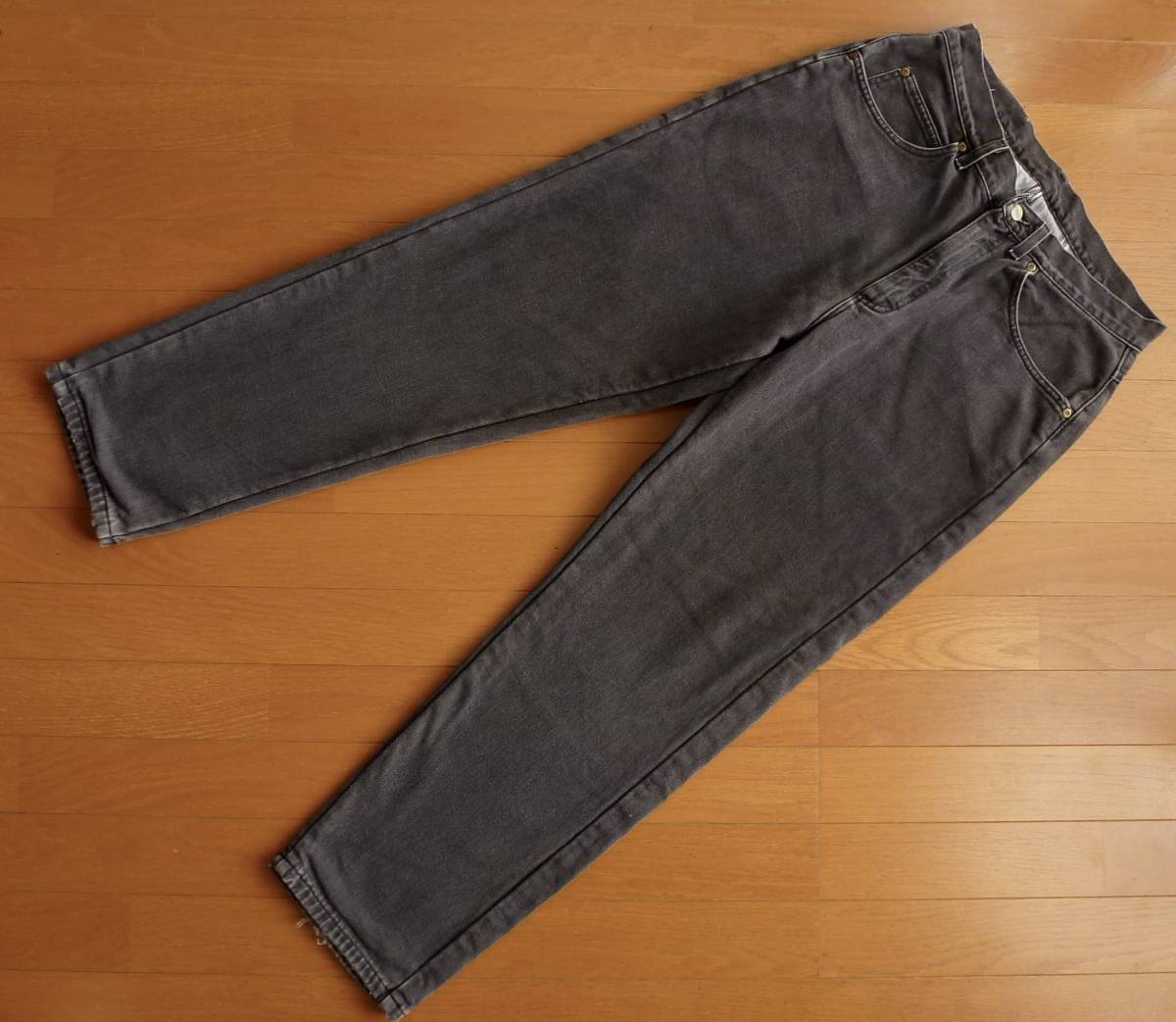 80-90s L.L.Bean PLAID LINING DENIM PANTS エルエルビーン デニムパンツ ブラックジーンズ 黒 即決あり！_画像1