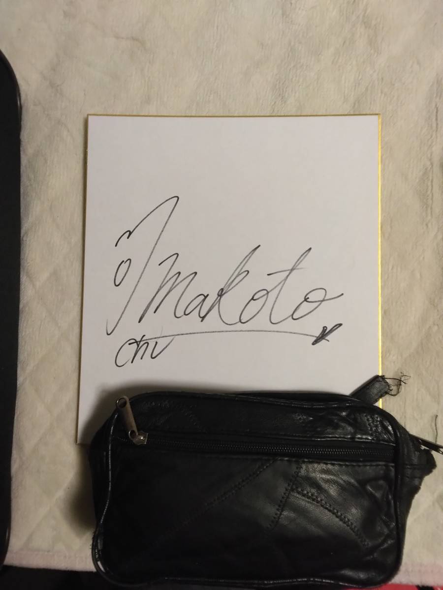 Ogawa лен кото ( изначальный Morning Musume ) автограф автограф карточка для автографов, стихов, пожеланий 