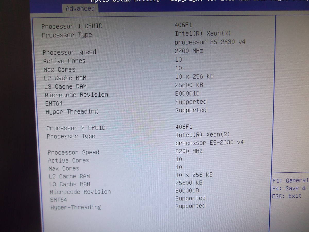 NEC Express5800/R120g-1E Xeon E5-2630 v4 x2基 32GB HDD無 OS無_画像8