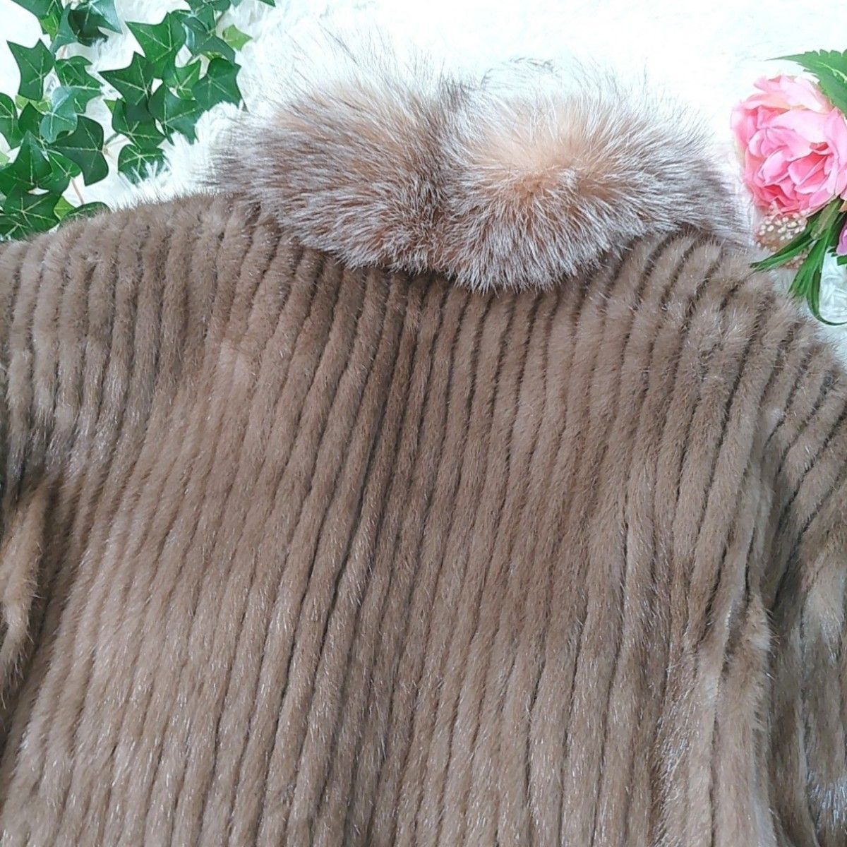 SAGA MINK ミルクファーコート 6号 毛皮コート 003FEHT05 - 毛皮 SAGA MINK ミルクファーコート 6号 毛皮コート 003FEHT05 - 毛皮