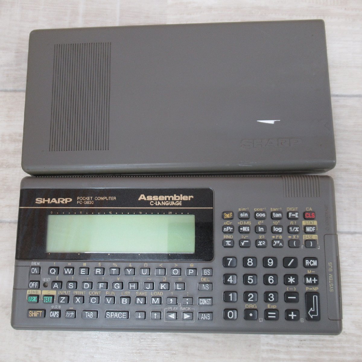 FJ783/1円スタート/SHARP　PC-G830　ポケットコンピューター_画像1