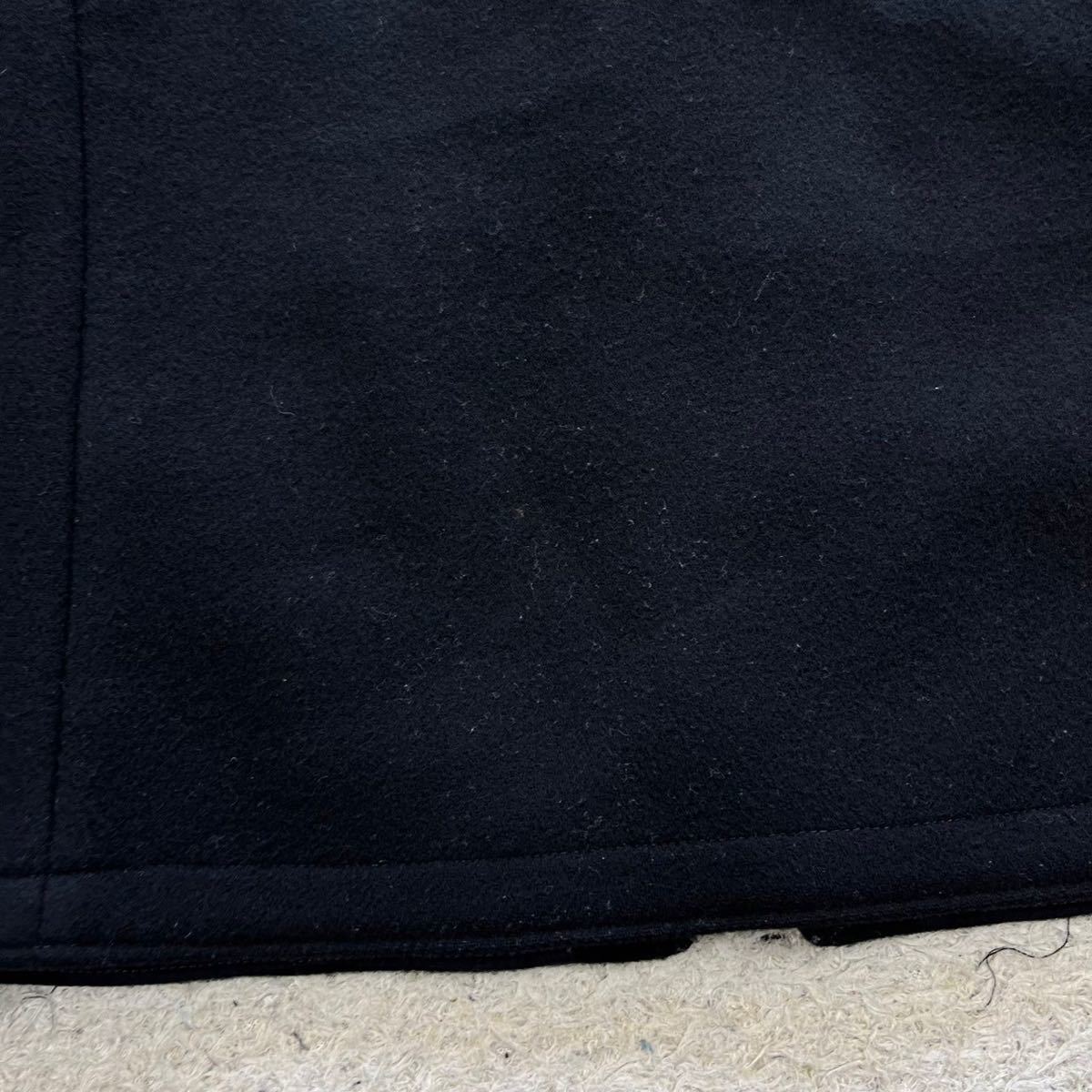 ポールスミス【極上のカシミヤ・カーフレザー】Paul Smith jeans ジャケット　コート　アウター　切り替え　カシミア　ブラック　黒_画像9