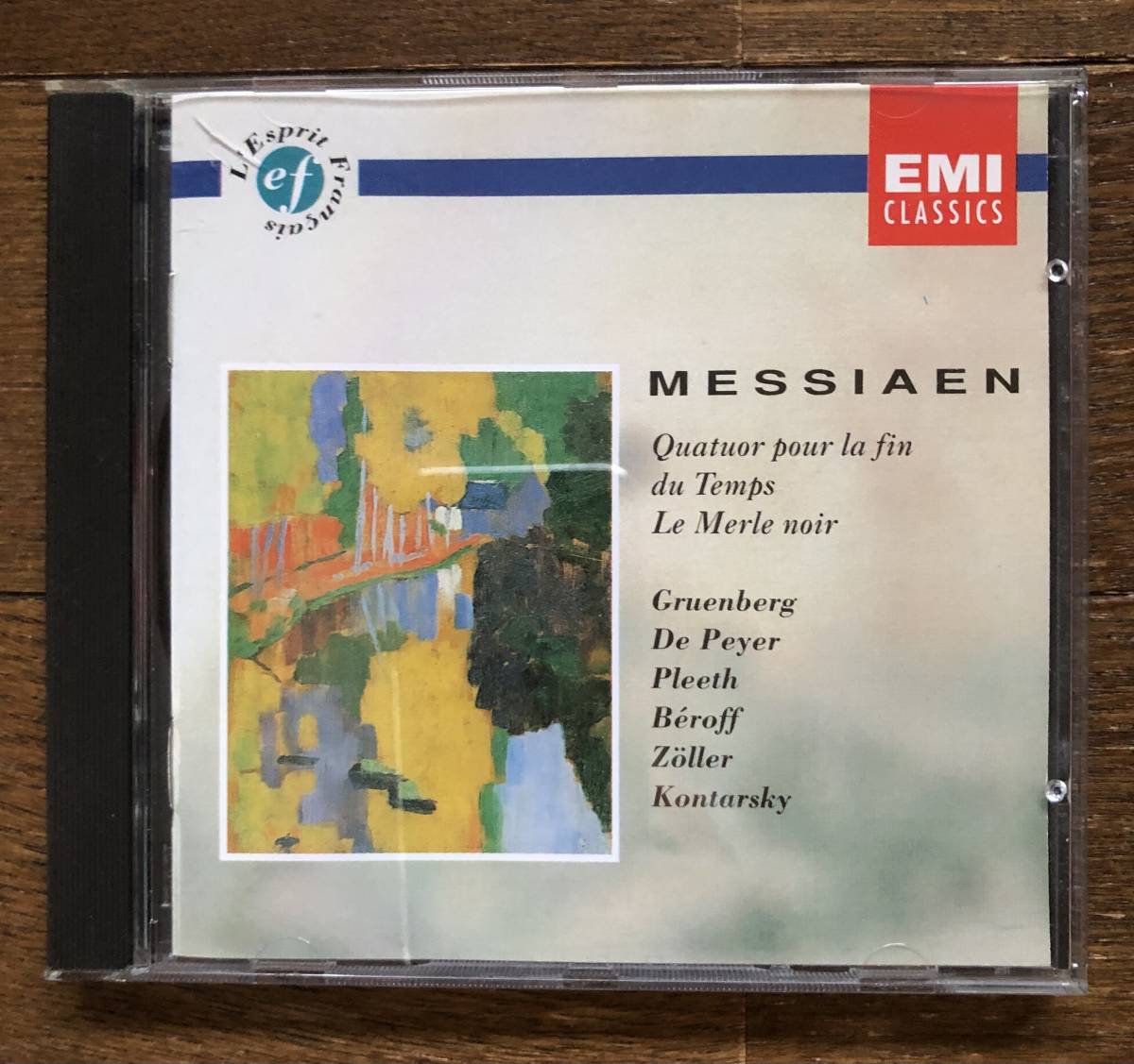 CD-Jan / EMI Classics / E.Gruenberg (Vn) G.Peyer (Clarinet) W.Pleeth (cello) / MESSIAEN_Quatuor pour la fin du Temps etc_画像1