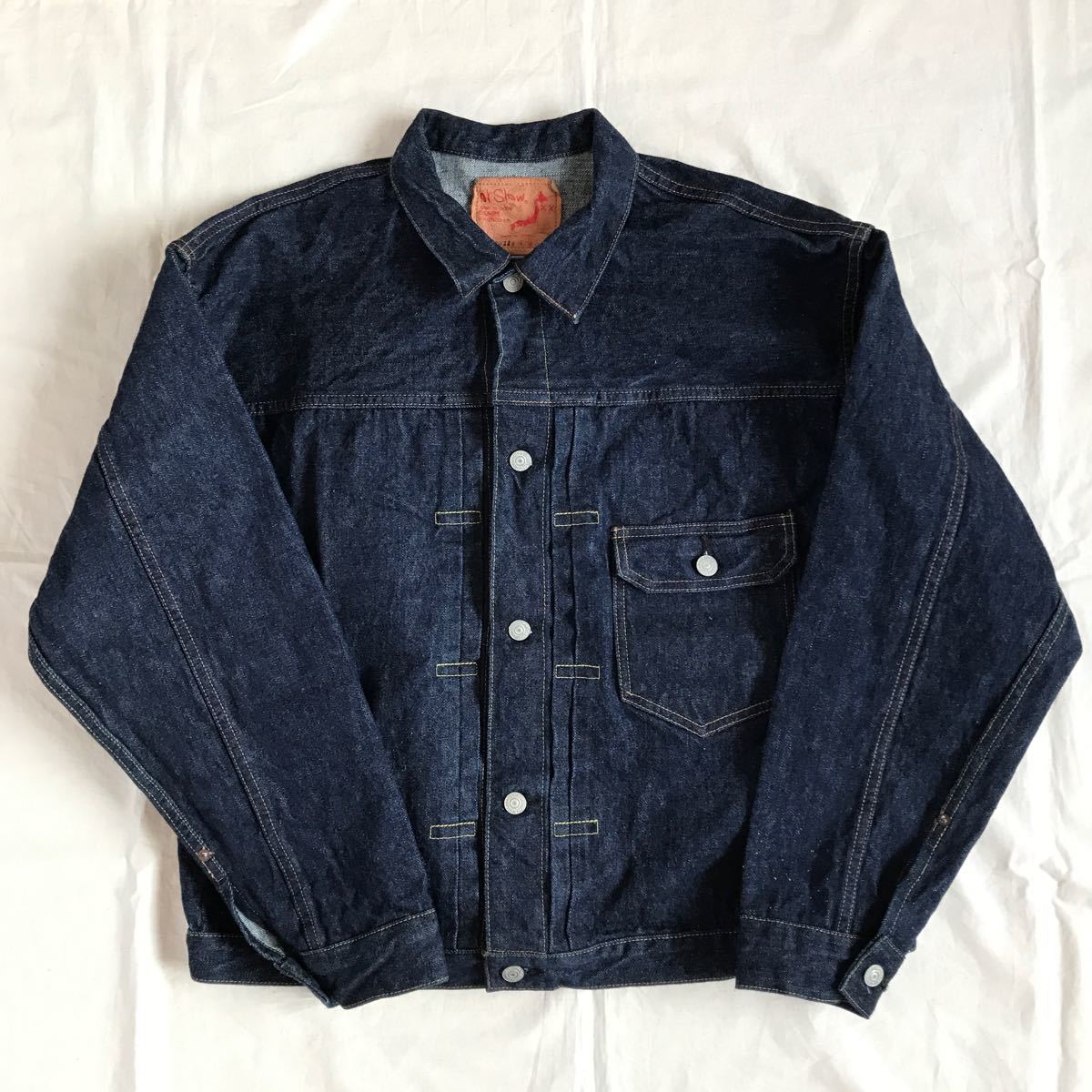 美品 orslow Gジャン 1st T-BACK 濃紺 6011 XL(4) デニム 美品 orslow Gジャン 1st T-BACK 濃紺 6011 XL(4) デニム