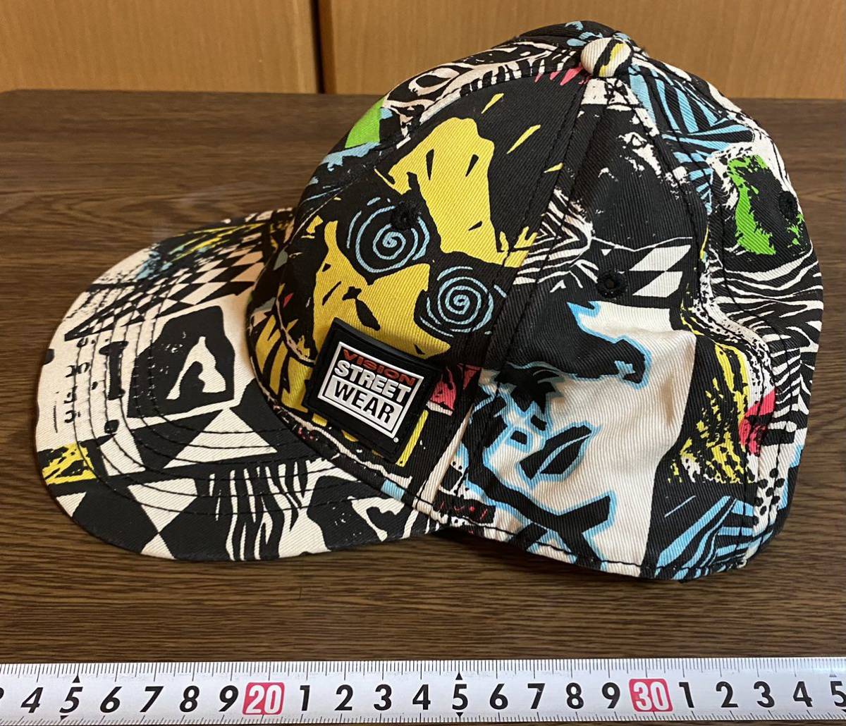 VISION STREET WEAR ヴィジョン キャップ マルチ サイコスティック ゲーター マークゴンザレス 帽子 中古_画像2