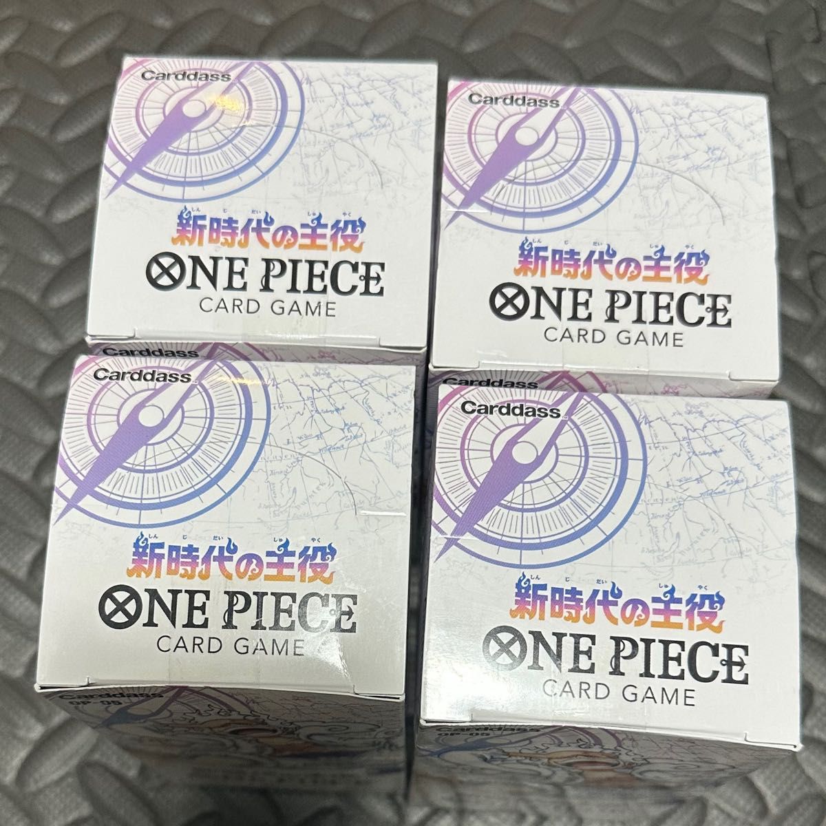 日本 ワンピース 新時代の主役 BOX テープ付き 4BOX 4箱 ワンピース