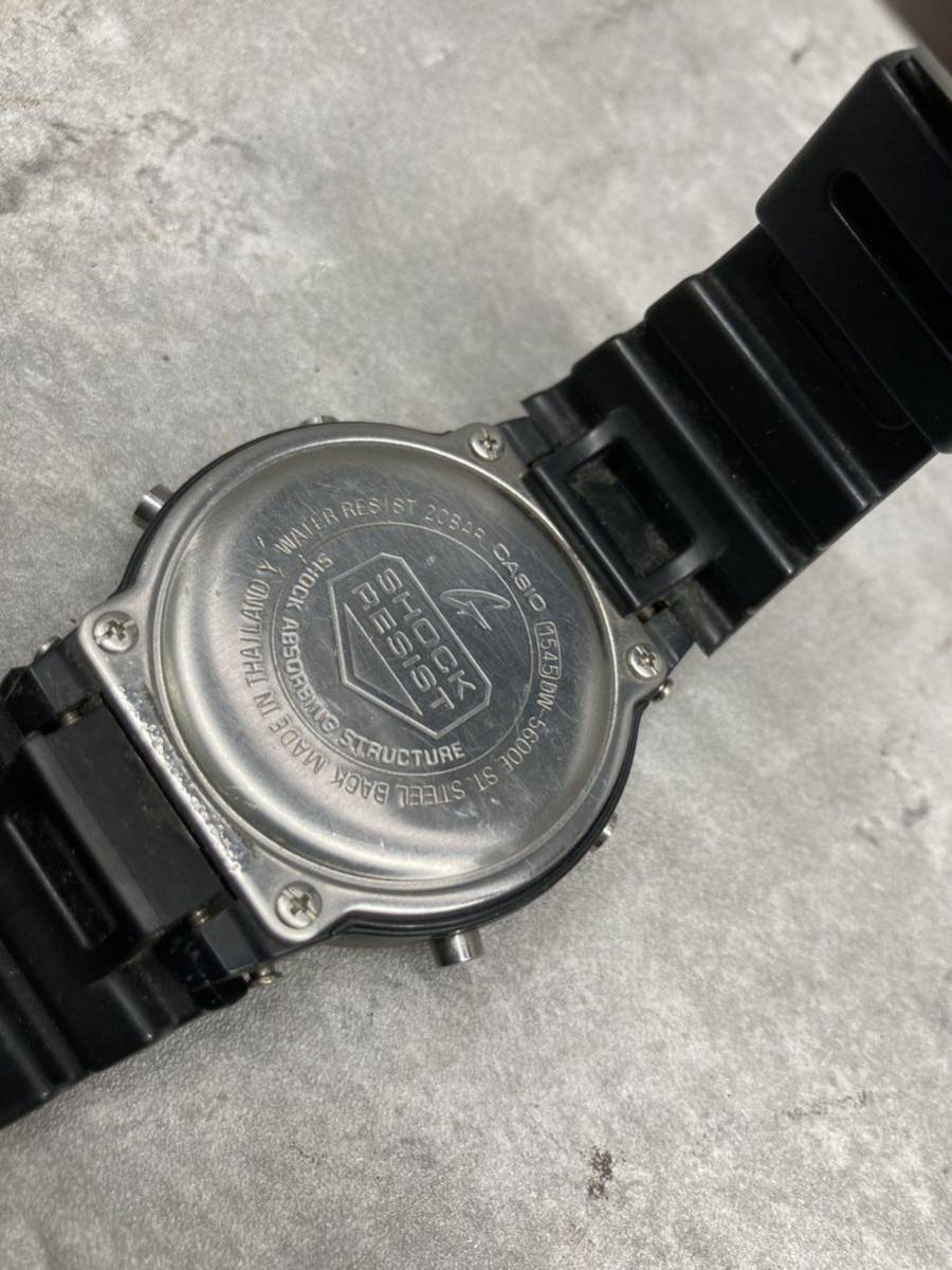1ta74 CASIO G-SHOCK DW-5600E 腕時計 カシオ メンズ スピードモデル ブラック 現状品 デジタル時計_画像6