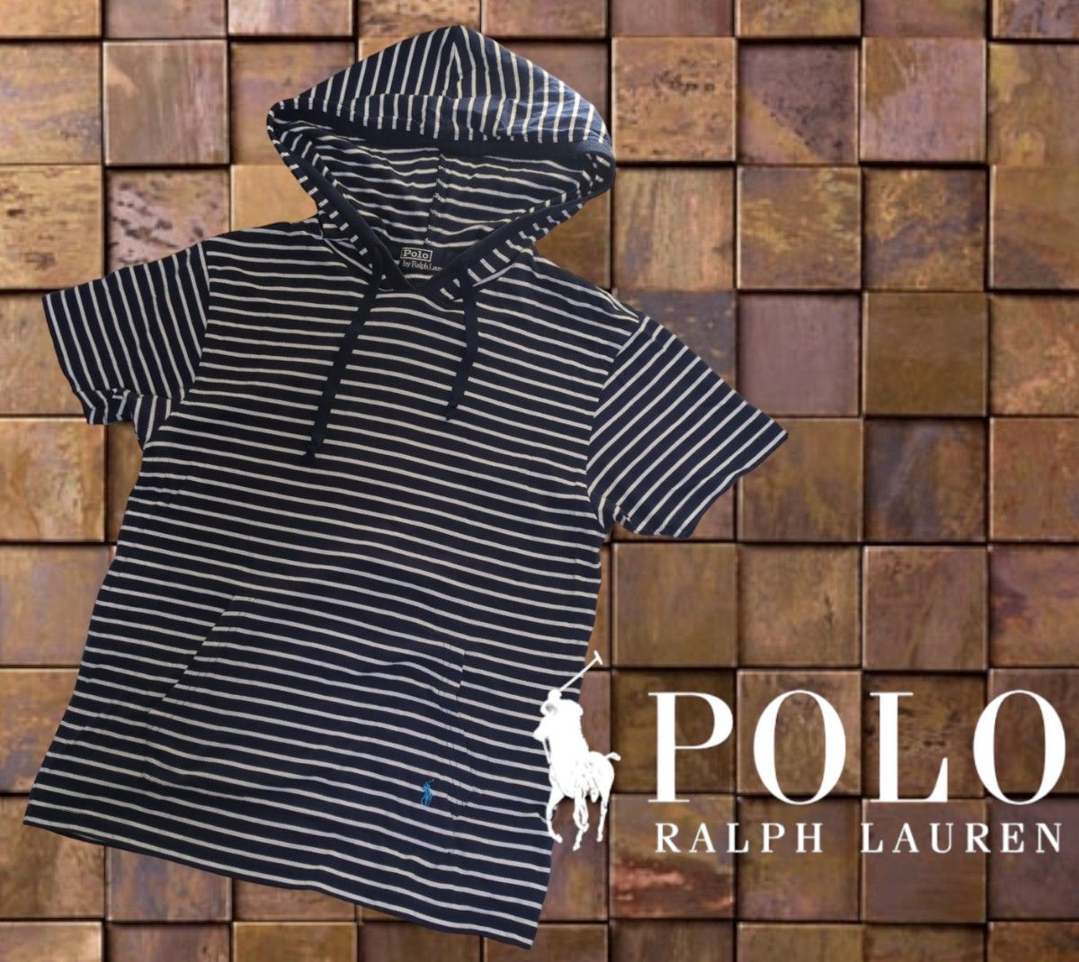 POLO RALPH LAURENラルフローレン　半袖パーカー　 ボーダー