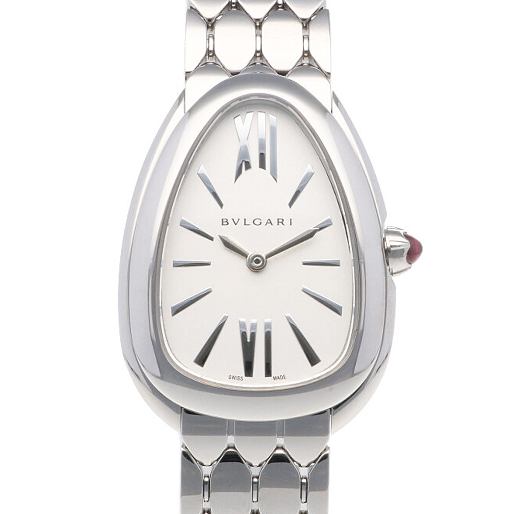 ブルガリ BVLGARI セルペンティ セドゥットーリ 腕時計 ステンレススチール レディース 中古 美品