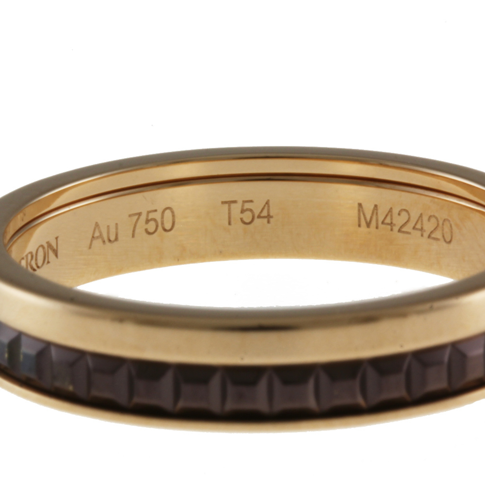  Boucheron cattle classic кольцо кольцо 14 номер 18 золотой K18 розовое золото женский Boucheron б/у прекрасный товар 