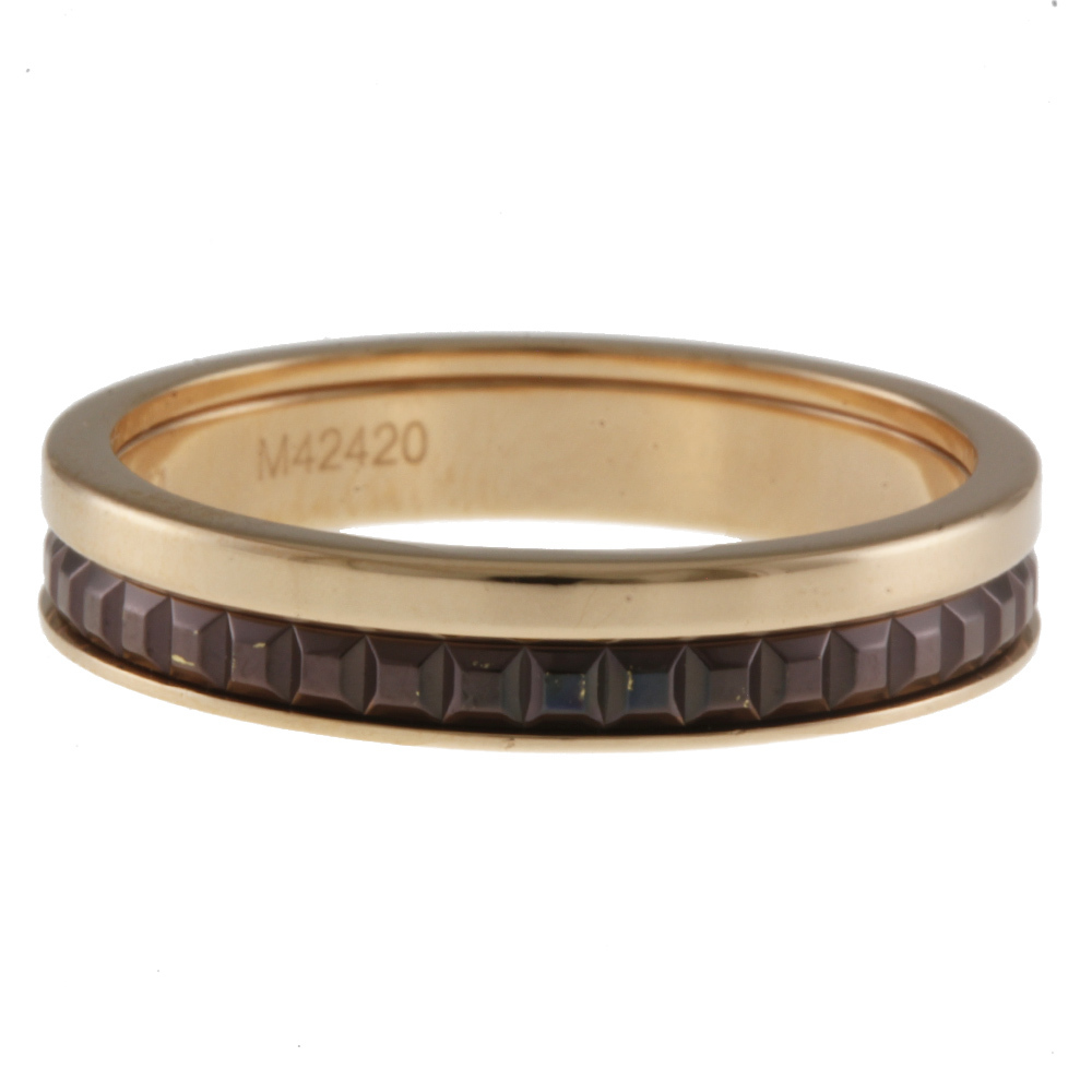  Boucheron cattle classic кольцо кольцо 14 номер 18 золотой K18 розовое золото женский Boucheron б/у прекрасный товар 