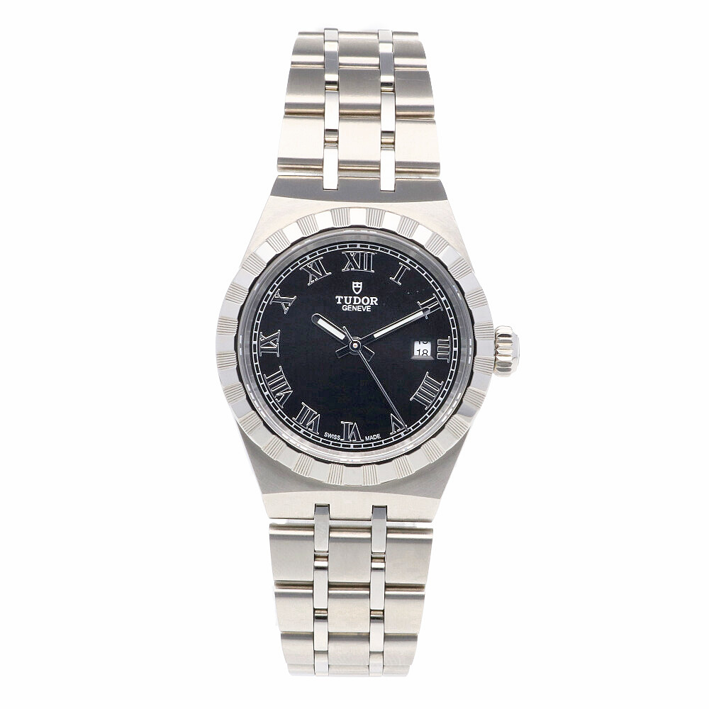 チュードル ロイヤル 腕時計 時計 ステンレススチール 28300 自動巻き レディース 1年保証 TUDOR 中古_画像8