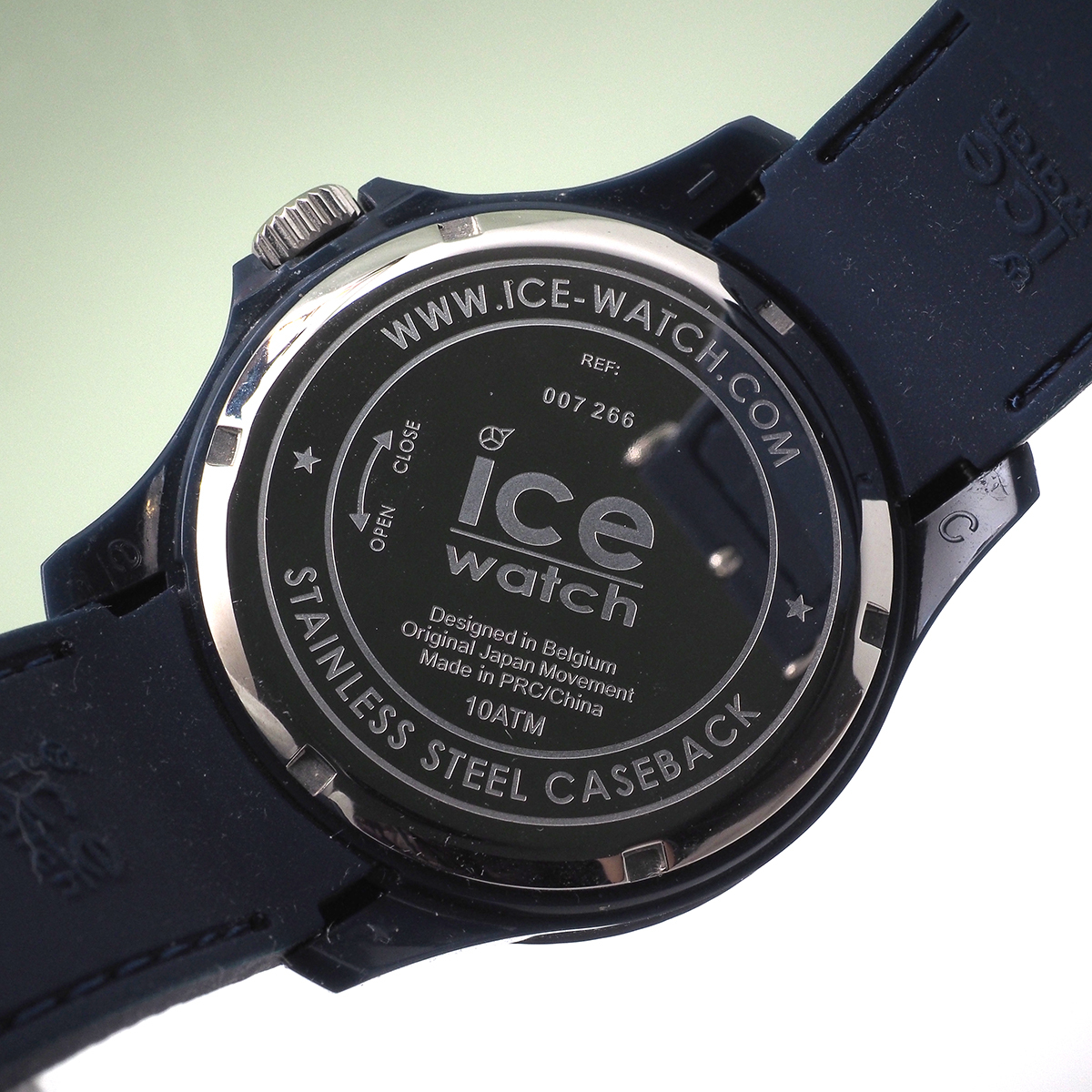 ice watch ICE Sixty nine 007 266 アイスウォッチ メンズ腕時計 ダークブルー ラージ メンズ アナログ 腕時計 日本製クォーツ 中古_画像9